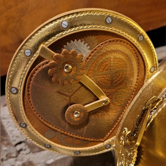 STUNNING *Exclusive* Steampunk Mickey Loungefly!! New with Tags! L?k! main image 5